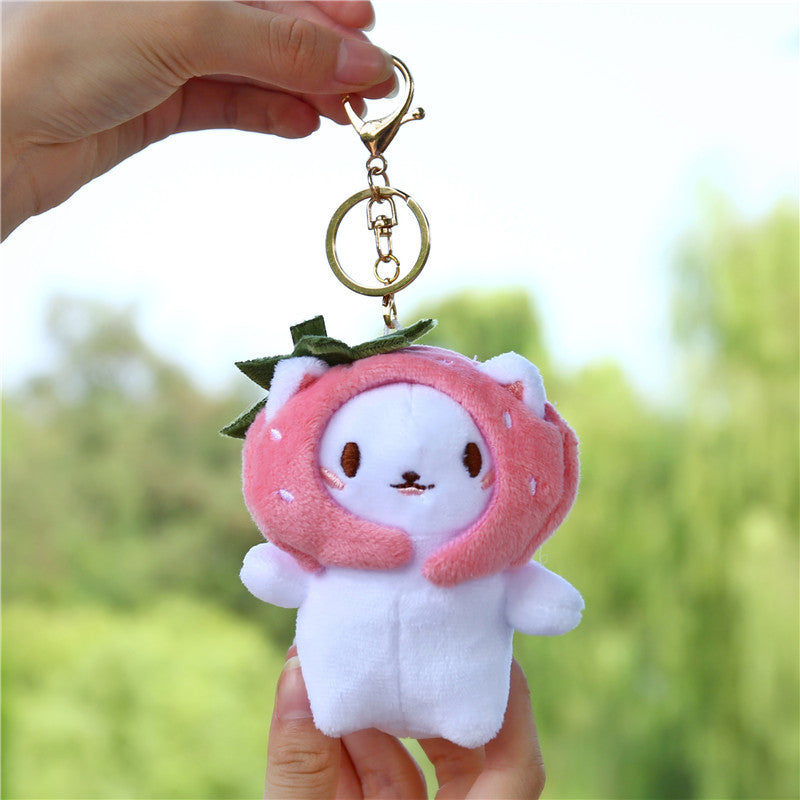 Plush Keychain, Cute Cat Snapper Figure Key Chain