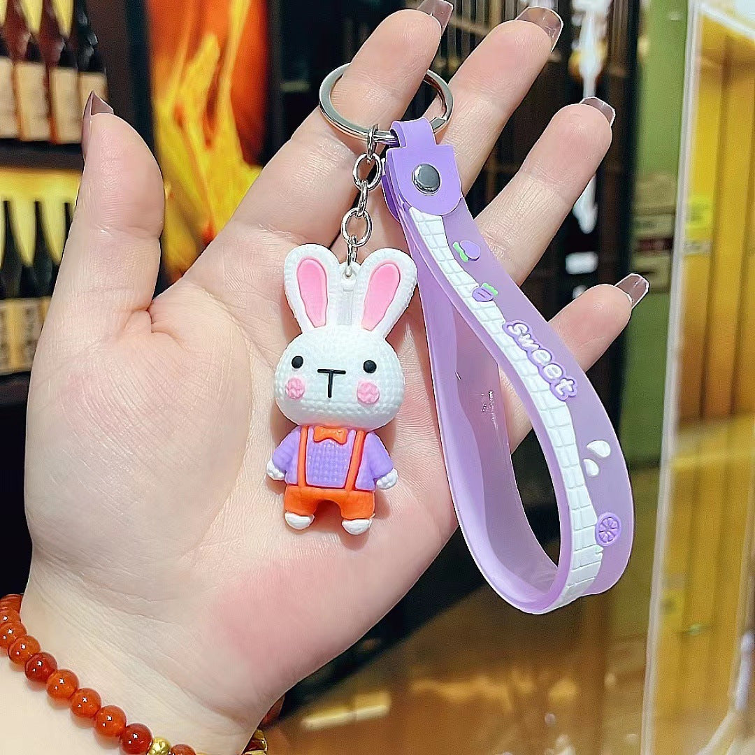 1pc Creative Rabbit Car Key Chain