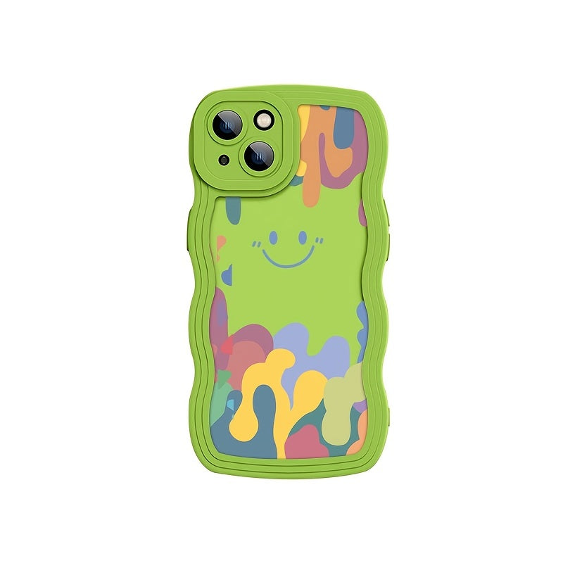 Happy Face Green Phone Case