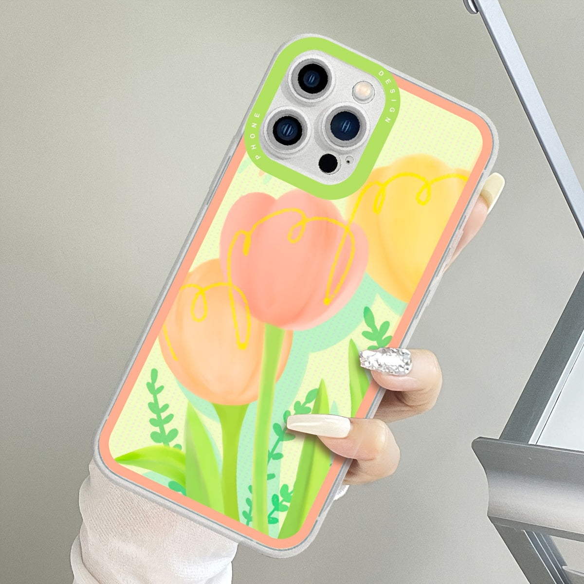 Tulip Printed Phone Case