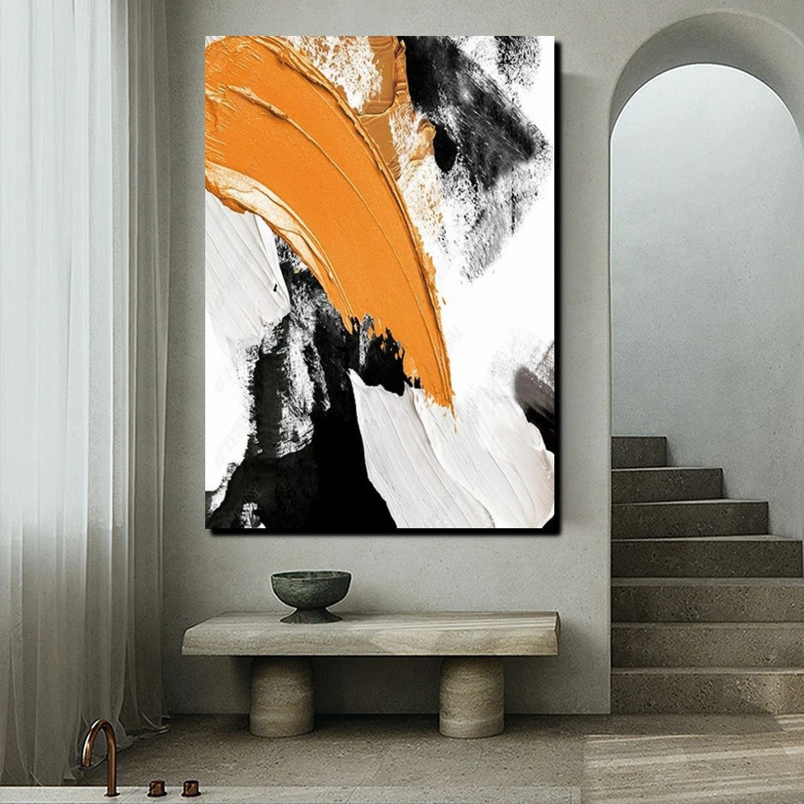 Large Abstract Paintings, Large Paintings for Living Room, Simple Modern Art, Modern Canvas Painting, Contemporary Acrylic Wall Art Ideas