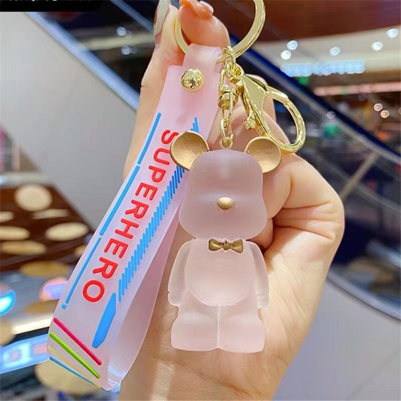 Acrylic Bear Keychain