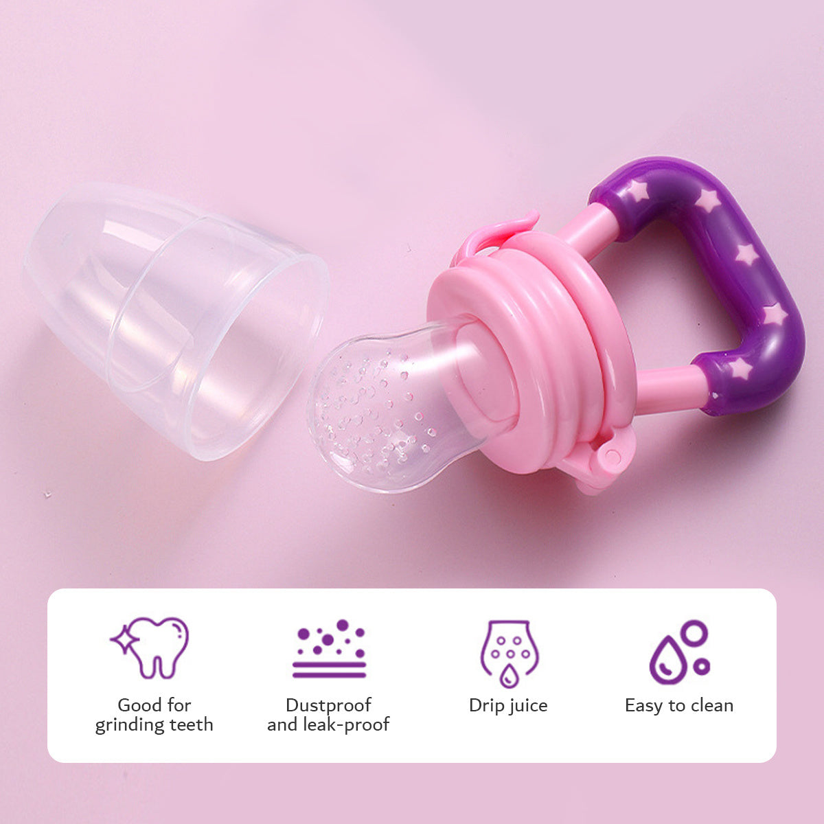 Fruit Food Baby Feeding Pacifier Teething Relief