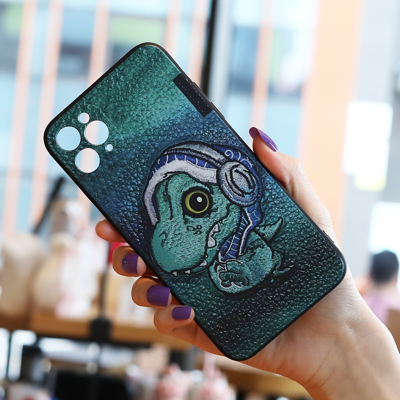 Lovely Green Dinosaurs Phone Case