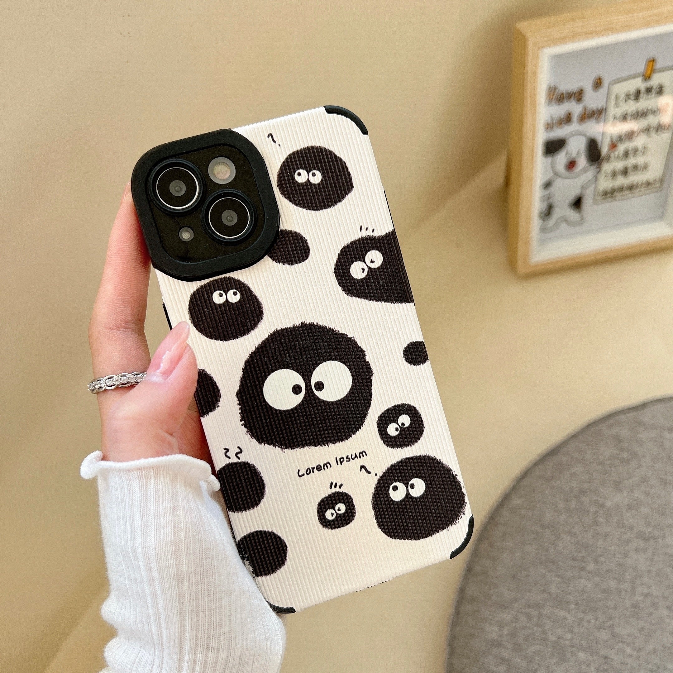 Cute Briquettes Pattern Soft Case Compatible For Phone Case