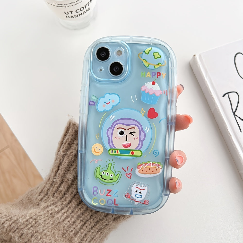 Soap Shaped Phone Case Cute Bath Blue Pattern Shock-absorbing And Drop-Resistant Protective Case