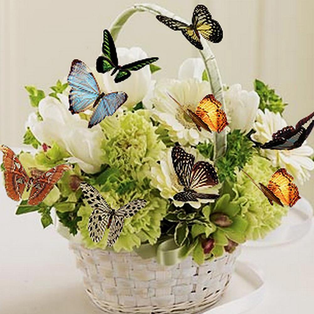 Butterfly Basket 5D Diamond DIY Painting - artpaintingworld