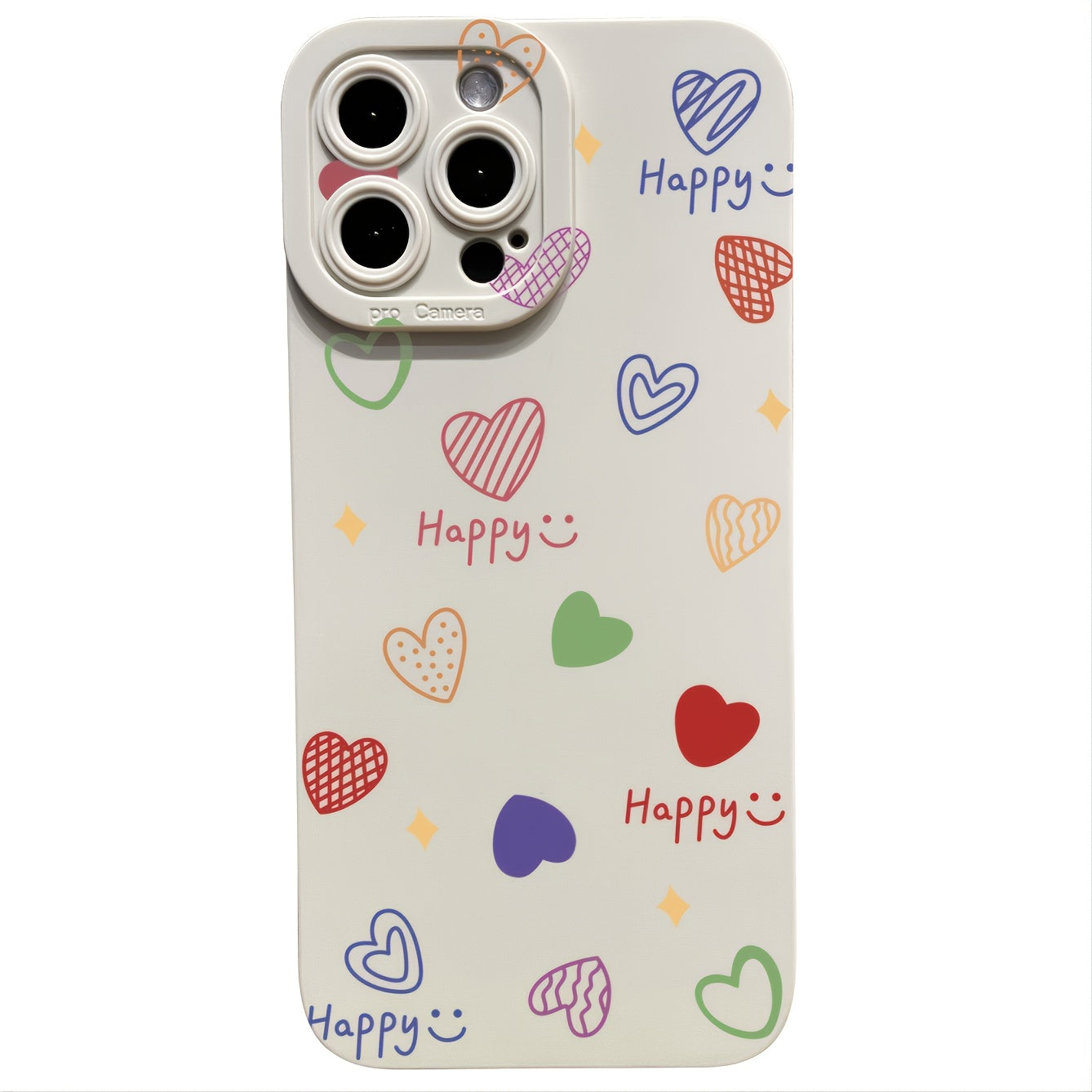 Happy Heart Pattern Phone Case