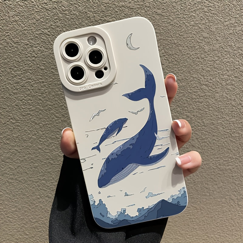 Cartoon Whale Phone Case