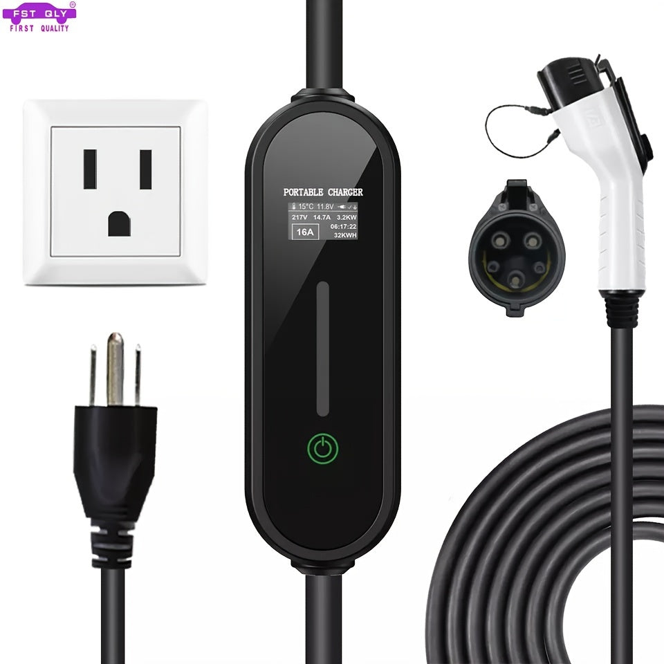 Electric Vehicle Charger - Type 1 Appointment Charging Cable (Four Step Switching)