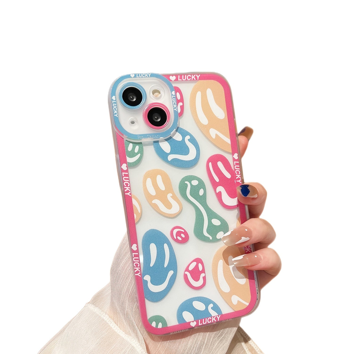 1pc Wacky Graffiti Phone Protective Case