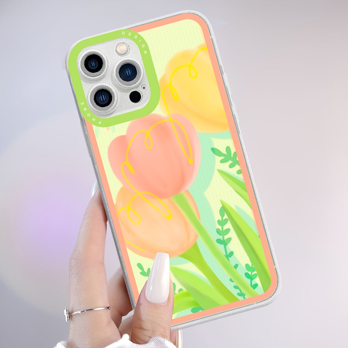 Tulip Printed Phone Case