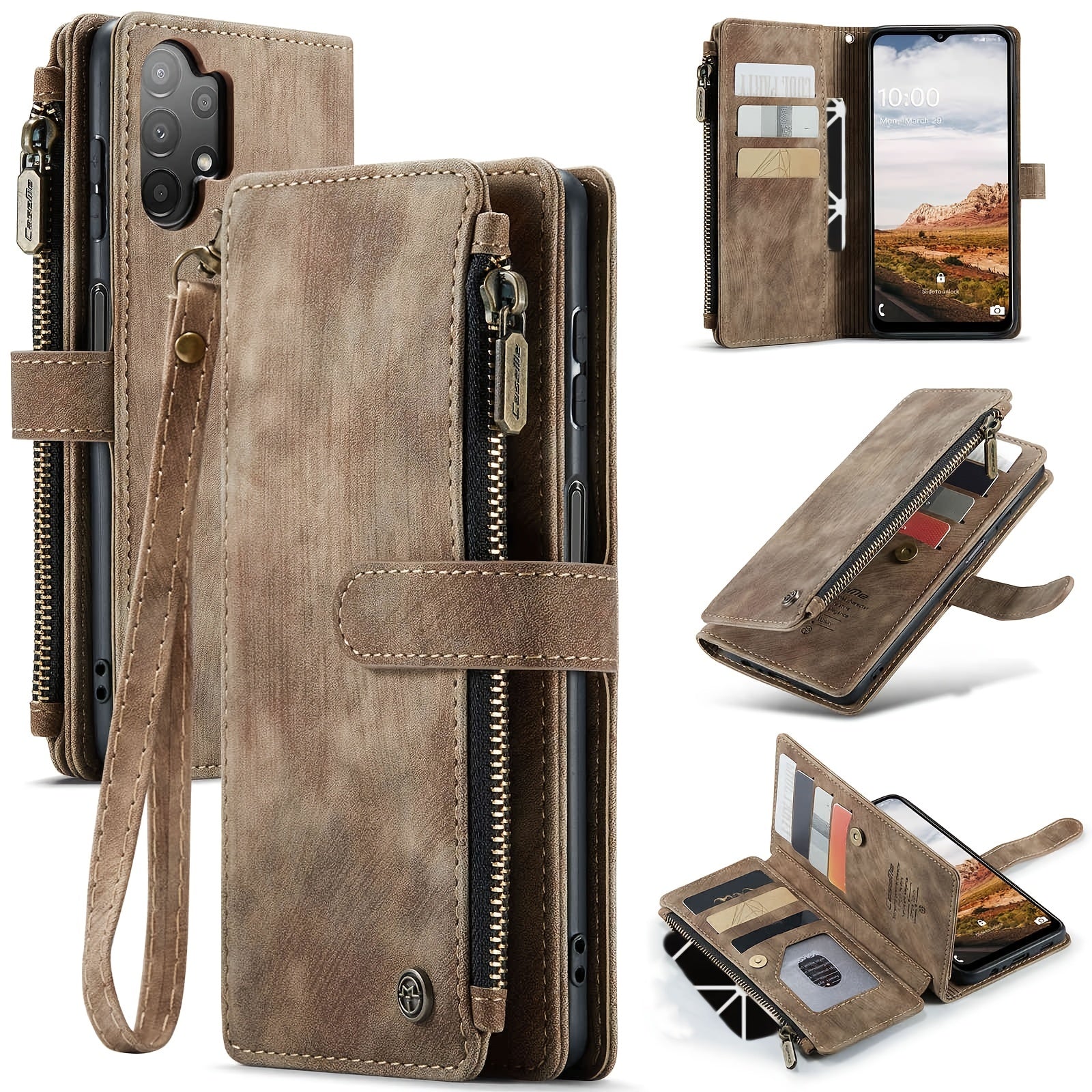 Suede Vintage Leather Cover Phone case