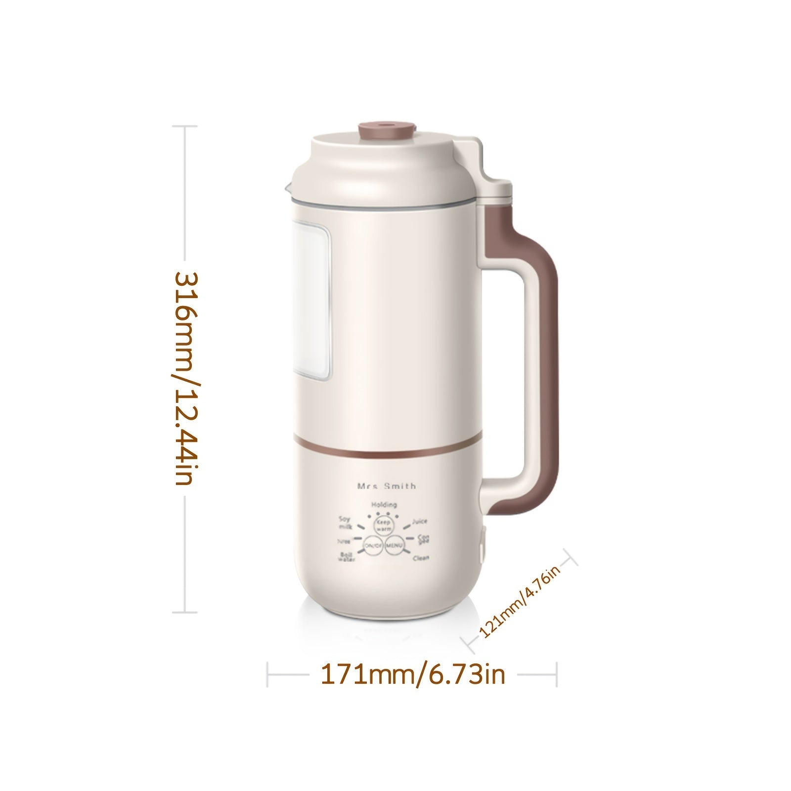 Mini Soybean Milk Maker - 1000ml can be juiced and filtered portable