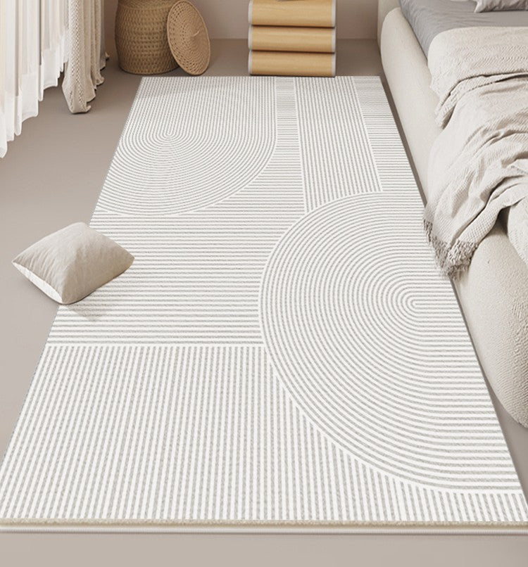 Thick Modern Rugs for Living Room, Abstract Geometric Modern Rugs, Simple Modern Rugs for Bedroom, Modern Rugs for Dining Room