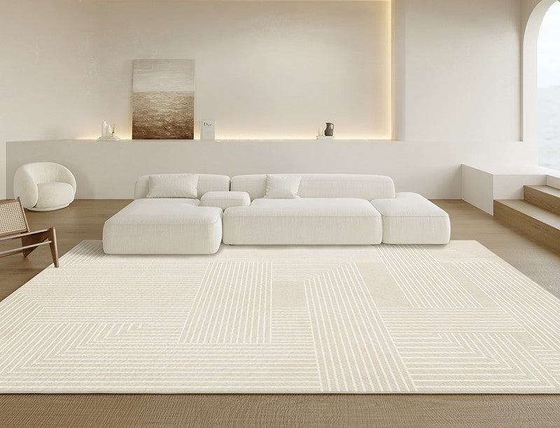 Thick Contemporary Area Rugs for Bedroom, Living Room Modern Rugs, Modern Living Room Rug Placement, Dining Room Floor Carpets