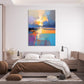 Landscape Canvas Painting, Abstract Landscape Painting, Original Landscape Art, Canvas Painting for Bedroom, Large Wall Art Paintings for Living Room