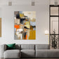 Acrylic Abstract Painting Behind Sofa, Large Painting on Canvas, Living Room Wall Art Paintings, Original Abstract Painting on Canvas