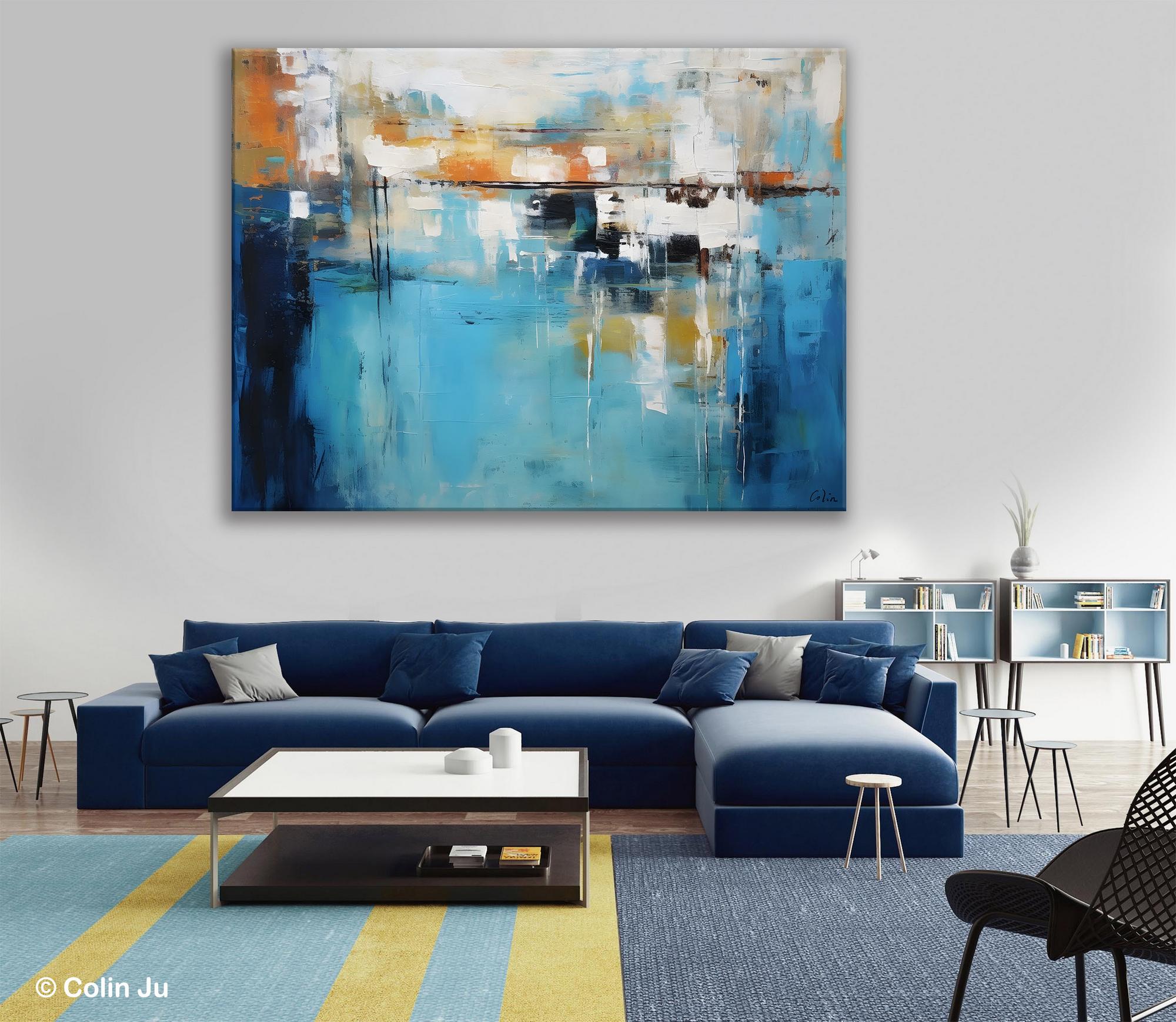 Contemporary Canvas Art, Heavy Texture Canavas Art, Original Modern Wall Paintings, Abstract Painting for Bedroom, Modern Acrylic Artwork