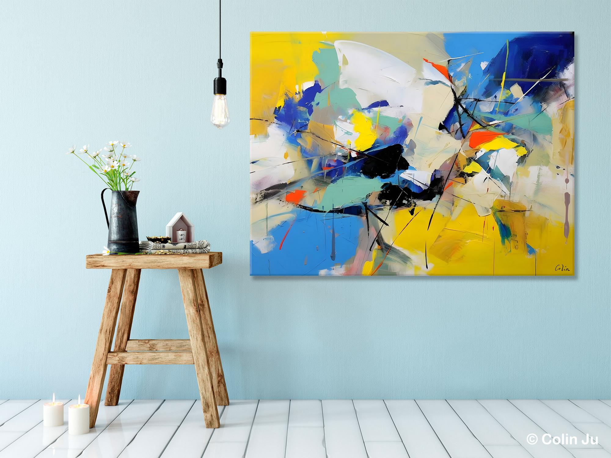 Living Room Wall Art Ideas, Original Modern Wall Art Paintings, Modern Paintings for Bedroom, Buy Paintings Online, Oversized Canvas Painting for Sale