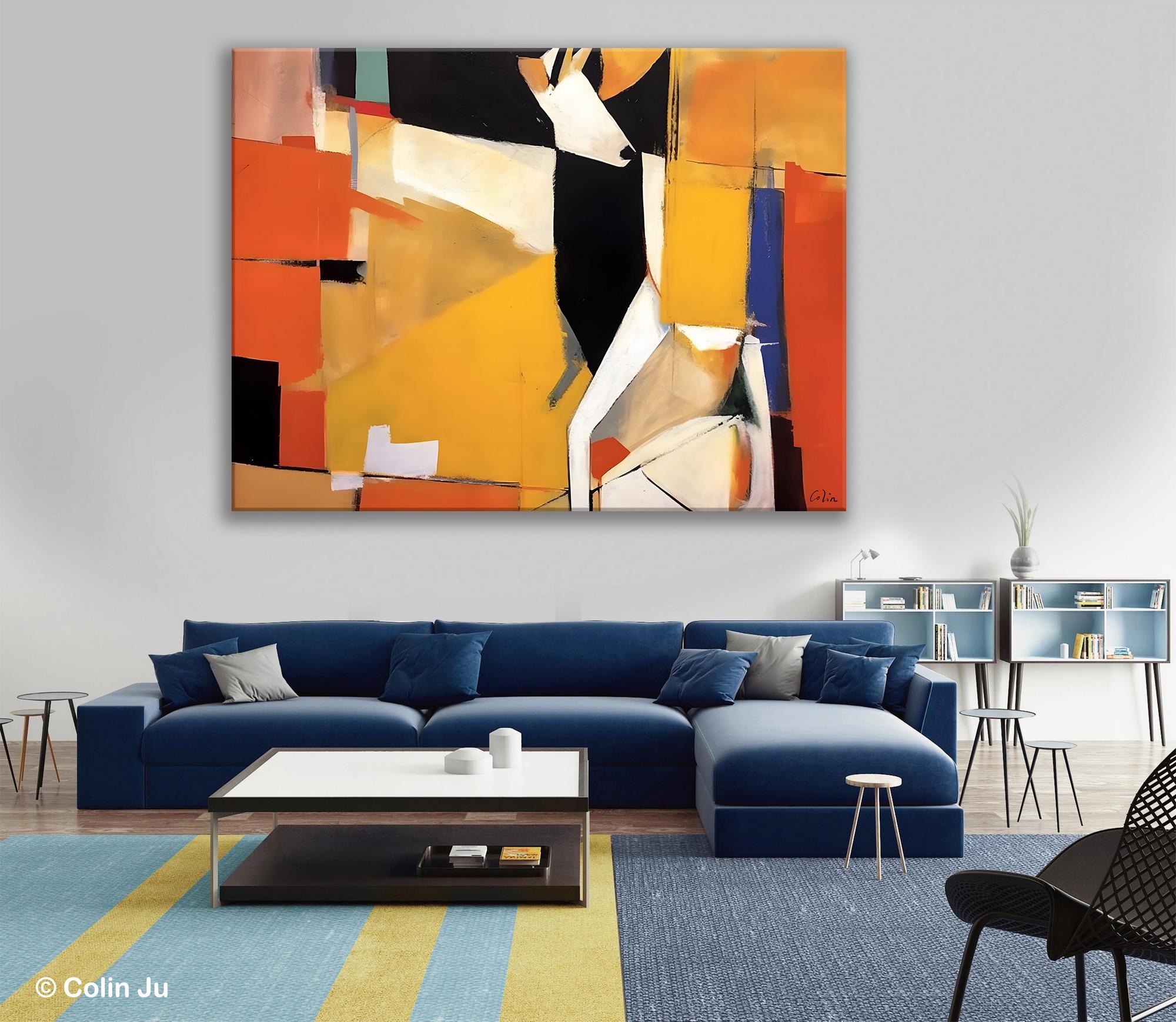 Extra Large Paintings for Living Room, Hand Painted Wall Art Paintings, Original Abstract Acrylic Painting, Abstract Wall Art for Dining Room