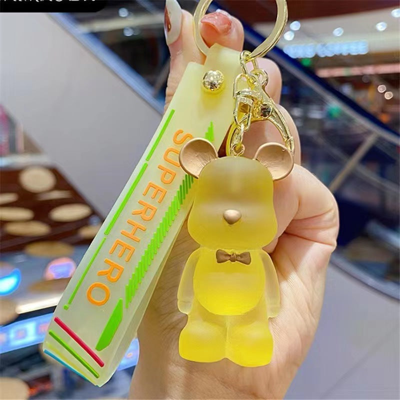 Acrylic Bear Keychain