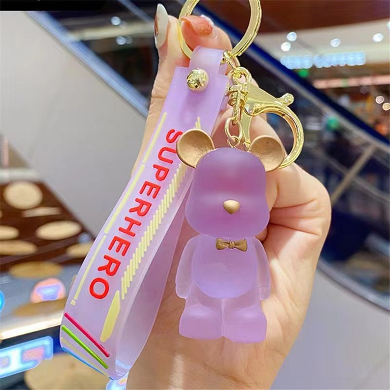 Acrylic Bear Keychain