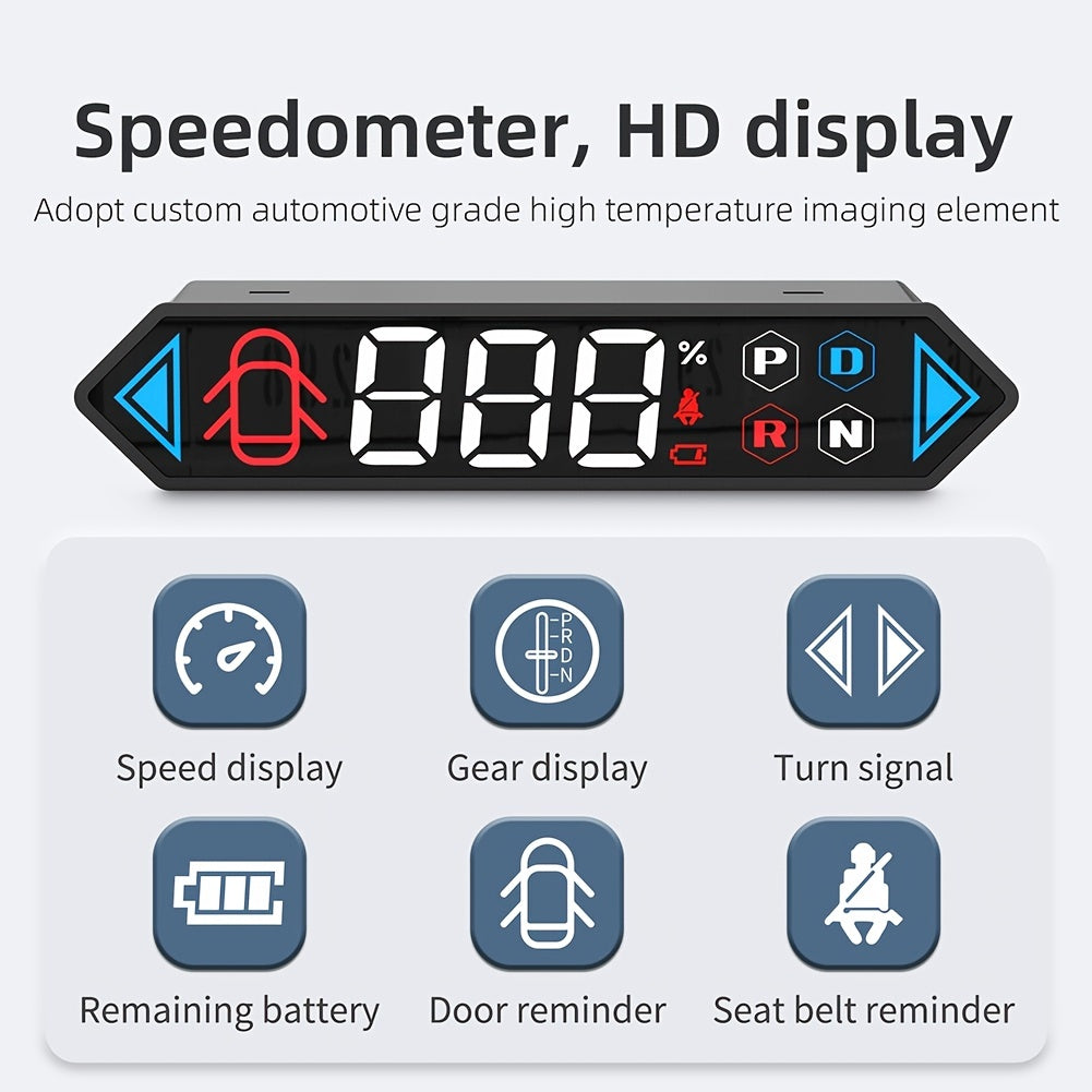 T5 HUD FOR Tesla Model 3 Model Y Head Up Display Car Projector Speedometer Windshield Intelligent System Speeding Alarm