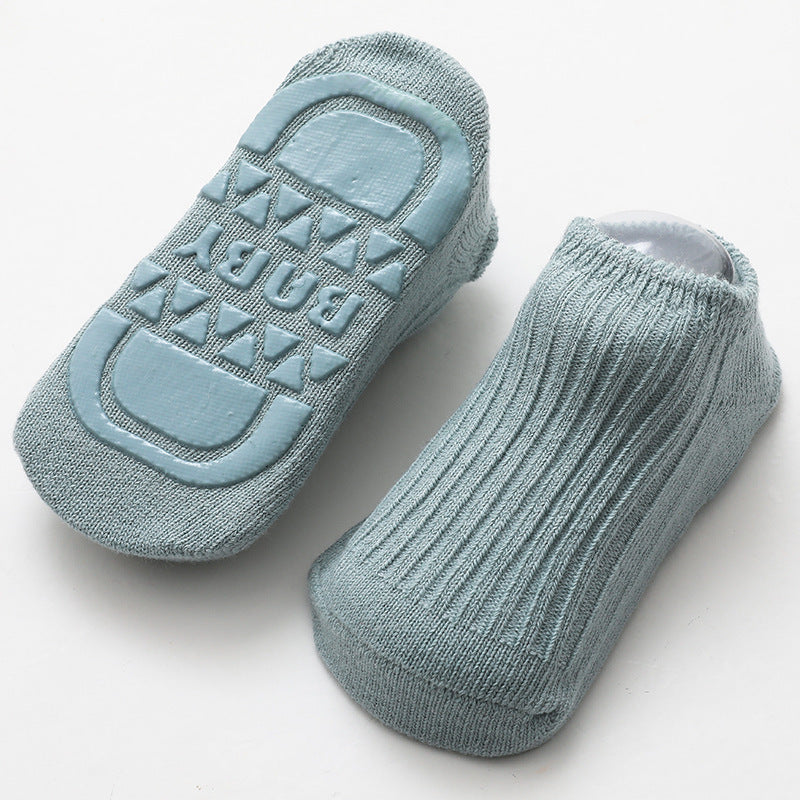 Baby Floor Socks Solid Color Thick Warm Anti-slip Toddler Socks Winter