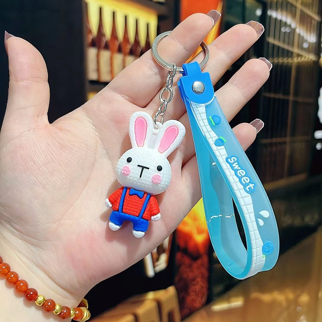 1pc Creative Rabbit Car Key Chain