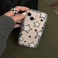 Black And White Star Phone Case | Clear Phone Case |Trendy iPhone Case
