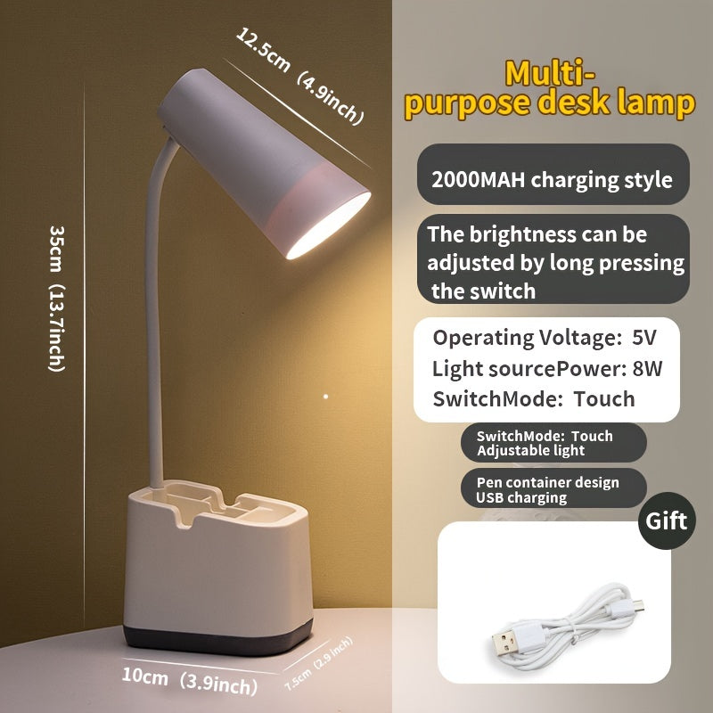 Desk lamp - Adjustable brightness and colour temperature, rechargeable