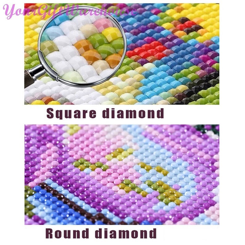 Mermaid In Sea Christmas 5D DIY Diamond Painting Kit Full Drill Stick To Paint Home Decor Cross-stitch Mosaic Art Painting Christmas Gifts