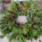 Natural Fresh-cut Christmas Wreath