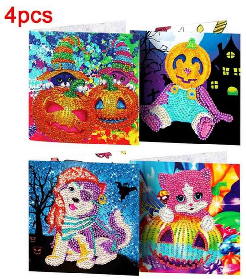 Greeting Christmas/Birthday Cards Special Shaped Diamond Painting Kit