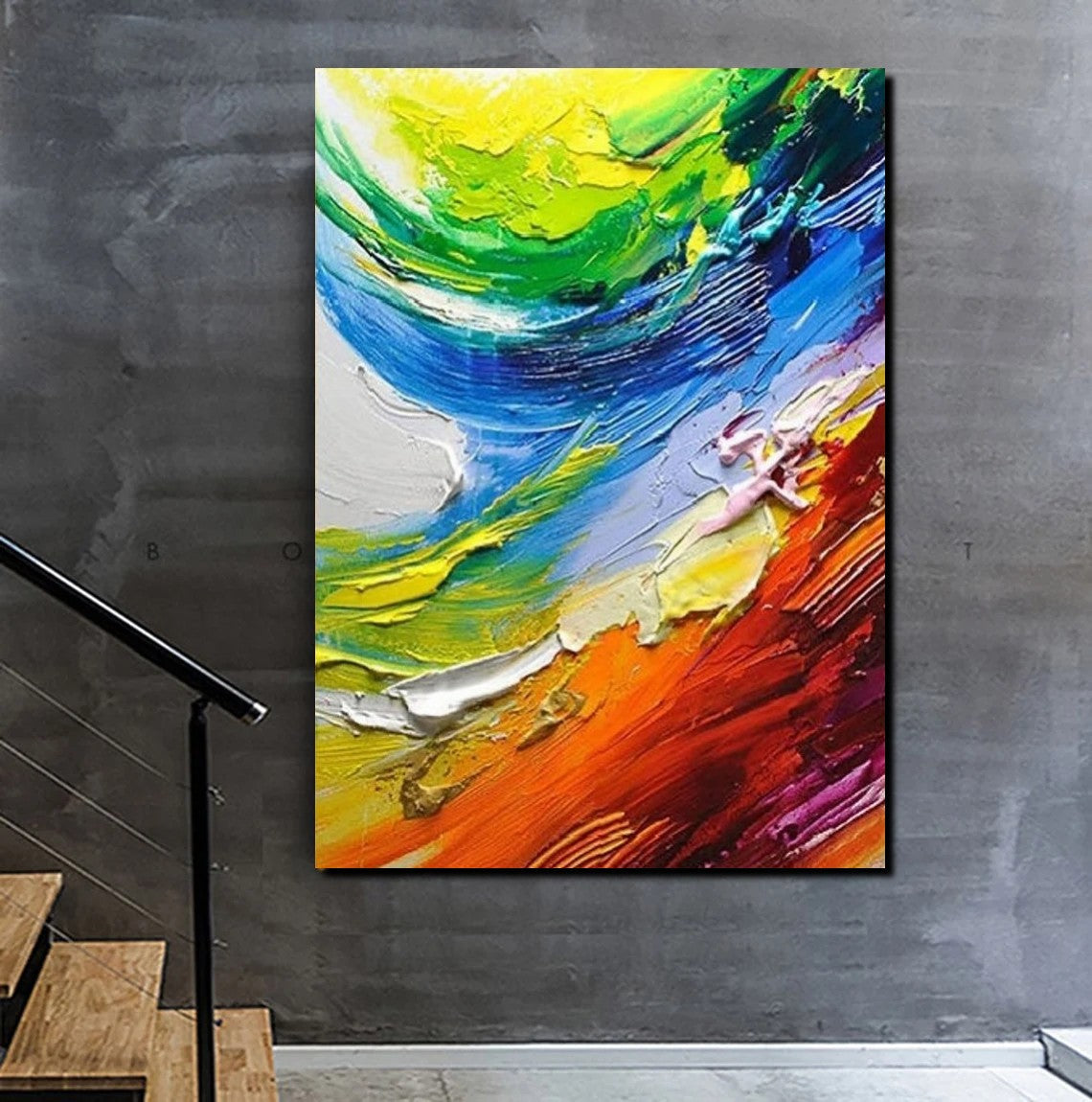 Contemporary Modern Art, Living Room Wall Art Ideas, Impasto Paintings, Buy Large Paintings Online, Palette Knife Paintings