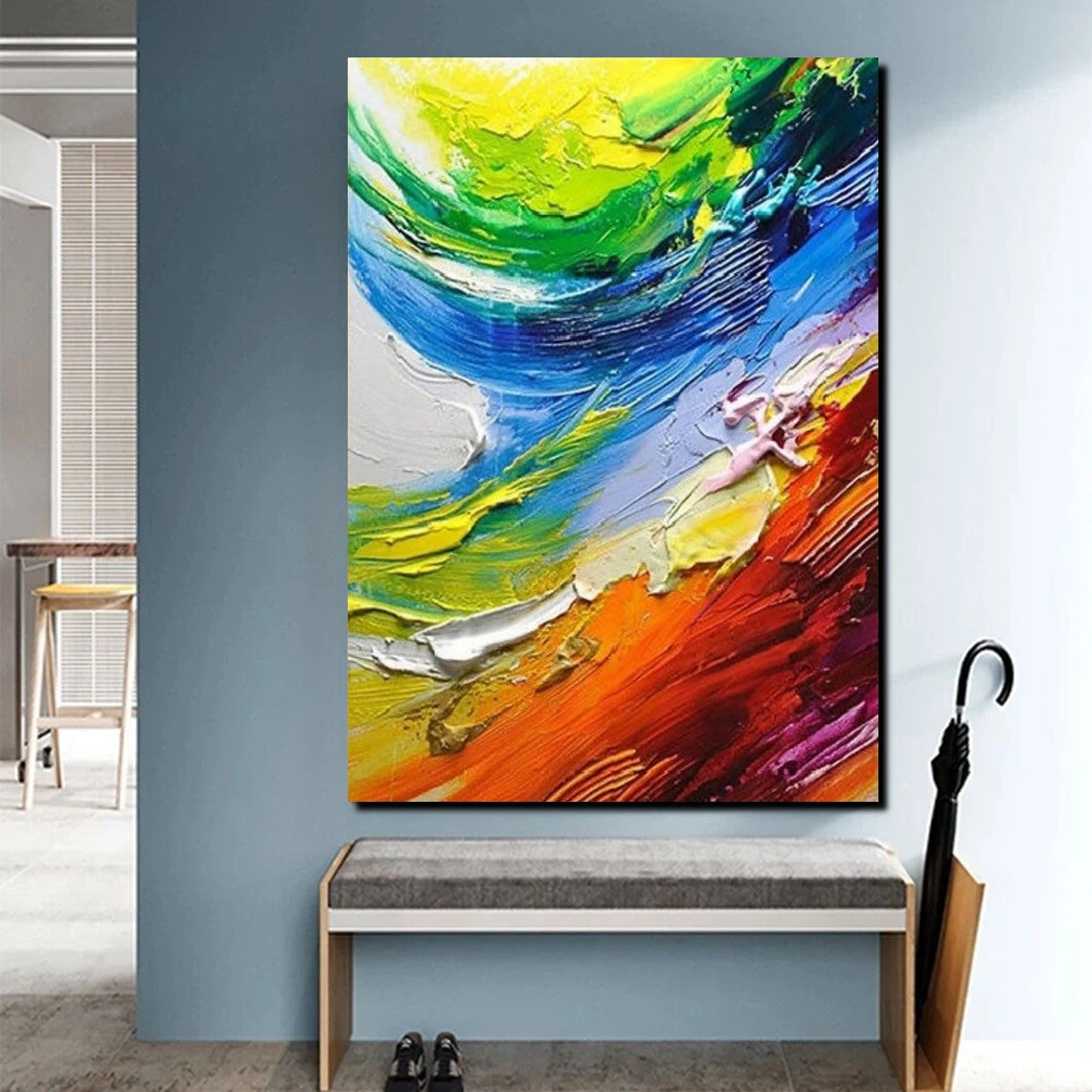 Contemporary Modern Art, Living Room Wall Art Ideas, Impasto Paintings, Buy Large Paintings Online, Palette Knife Paintings